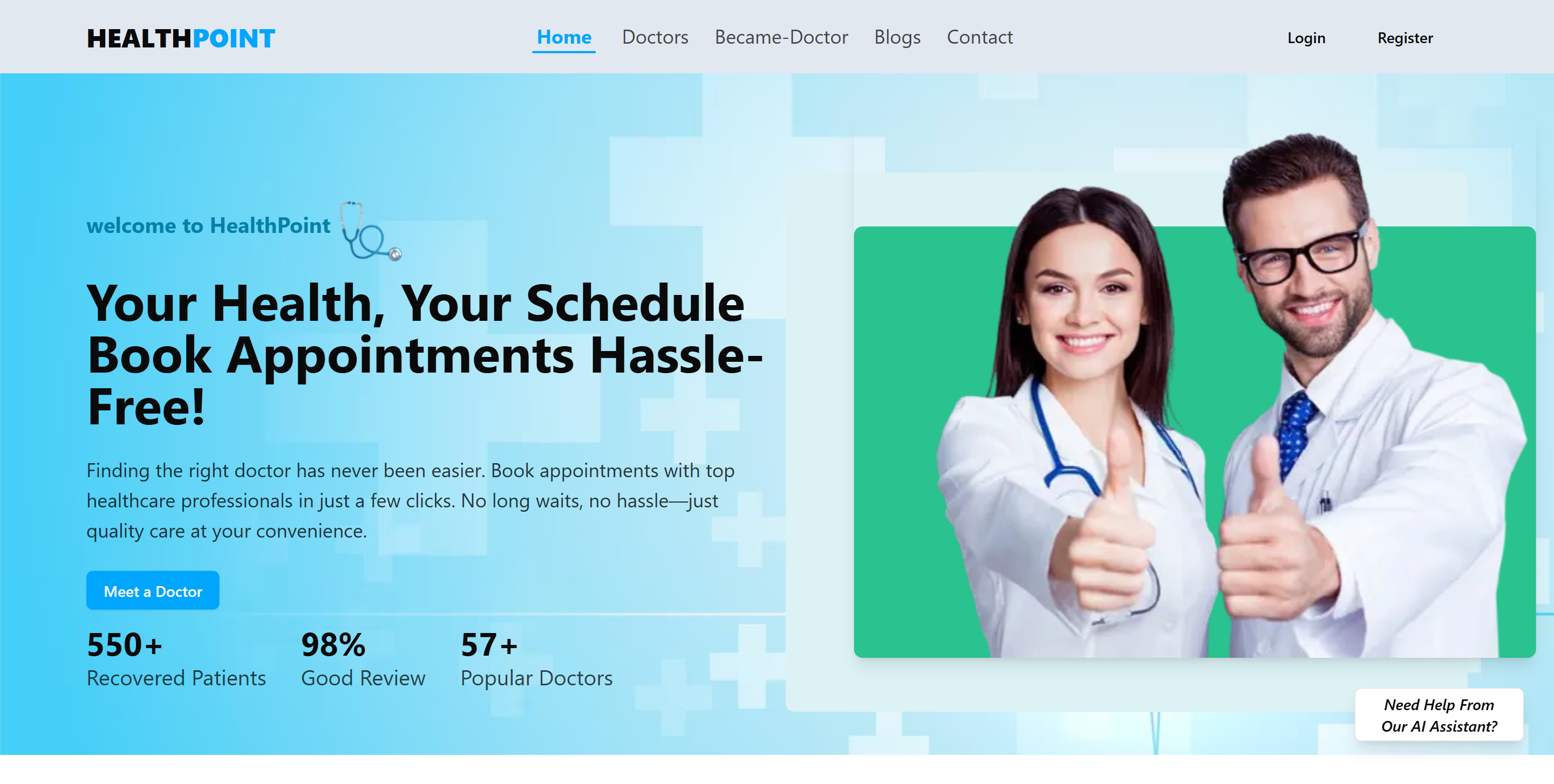 Health Point Appointment System